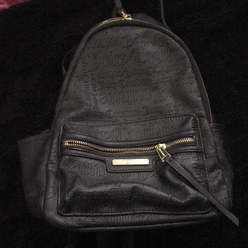 Black Juicy Couture backpack